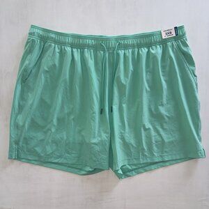 NEW Caribbean Swim Trunks Men 3XB Waveliner Shorts Bathing Suit Big Man Aqua